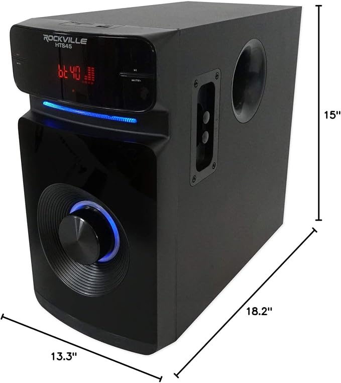 Rockville HTS45 800w 5.1 Channel Home Theater Audio System, USB/SD Playback - Image 11