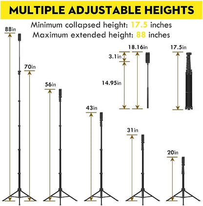 Aureday 88’’ Flexible Phone Tripod - Image 2
