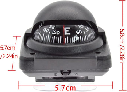Car Suction Cup Digital Compass, Dashboard Navigation Gauge - Image 5