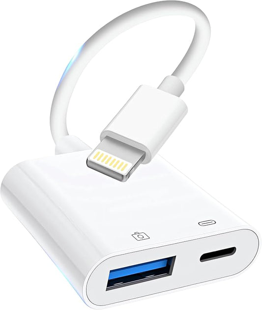 Lightning to USB Camera Adapter by TransferInformationSimpler