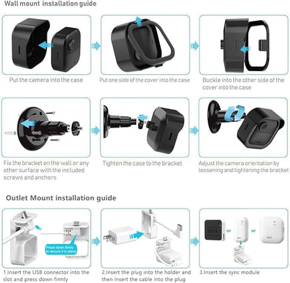 All-New Blink Outdoor Camera Surveillance Mount, 8 Pack Weatherproof Protective - Image 6