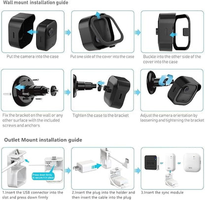 All-New Blink Outdoor Camera Surveillance Mount, 3 Pack Weatherproof Protective - Image 6