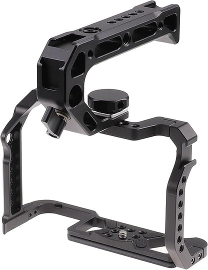 Hersmay R5 R6 Cage with Top Handle, Aluminium Alloy Camera Cage - Image 7