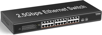 26 Port 2.5G Umanaged Ethernet Switch, 24 x 2.5Gb Base-T Ports, 2 x 10G SFP+ - Image 8