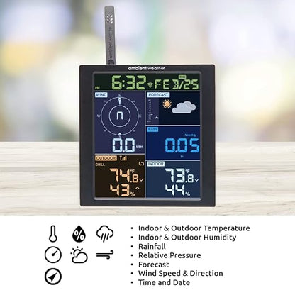Ambient Weather WS-1965 WiFi Weather Station w/Remote Monitoring and Ambient - Image 4