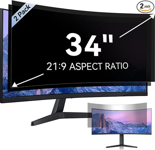 34 Inch Computer Privacy Screen by Mamol