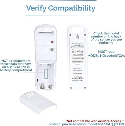 AcuRite Wireless Indoor Outdoor Temperature Sensor - Image 3