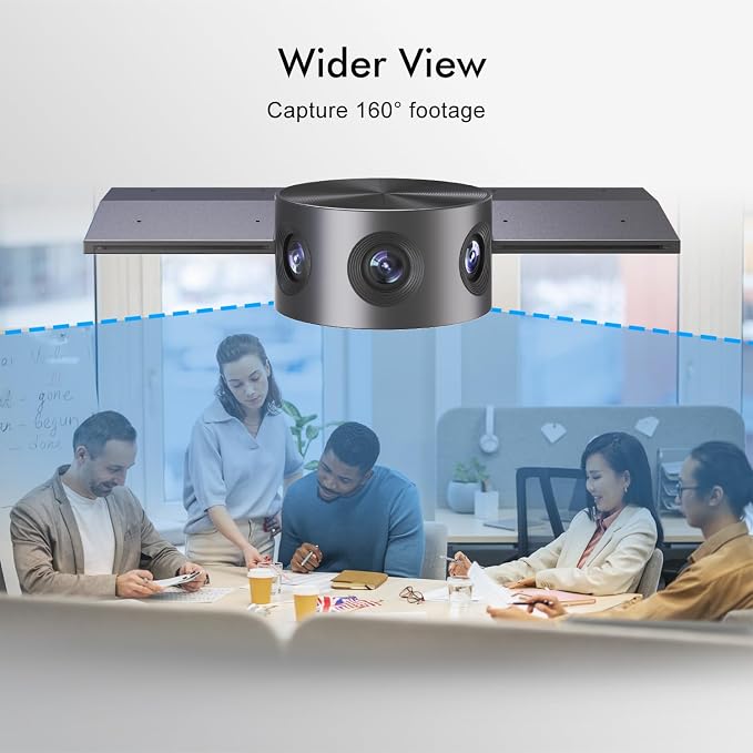 Panoramic 180° Video Camera, Immersive Video Conference Experience, both - Image 2