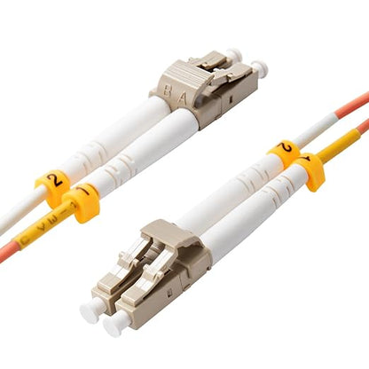 Fiber Optic Cable, OM2 LC to LC Fiber Patch Cable 10ft/3meter, 1GB 50/125 - Image 4