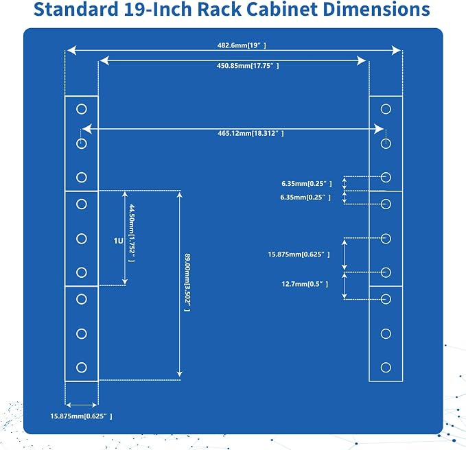 10 Outlet Horizontal 1U PDU Rack Mount Power Strip - Image 6