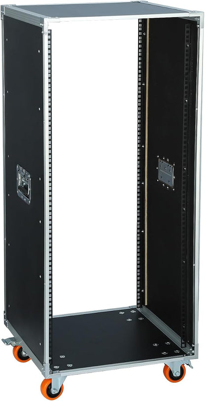 AV Gear Rack 24U Home Audio & Video Stage Stereo Equipment Storage Cabinet - Image 2