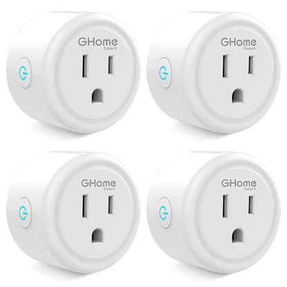 GHome Smart Plug Mini, WiFi Smart Outlet Plug Works by GhomeSmart