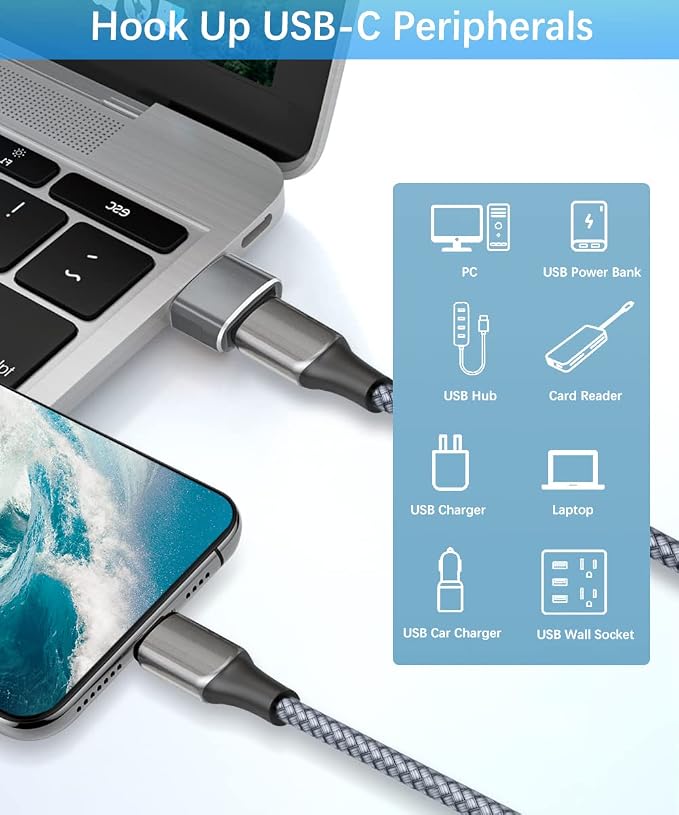 Elebase for Samgsung S25 USB to USBC Adapter - Image 5