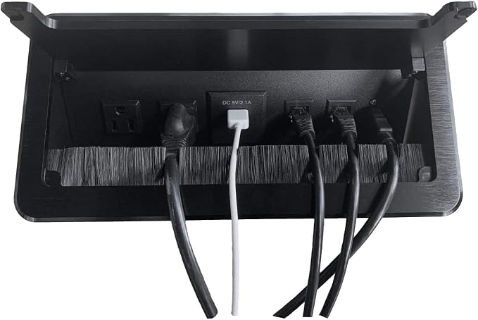 ZESHAN Cable Cubby Conference Table Power Box - Image 7