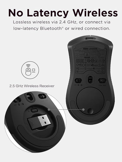Lenovo Legion M600 RGB Wireless Gaming Mouse – 16, 000 DPI, 9 Programmable - Image 8