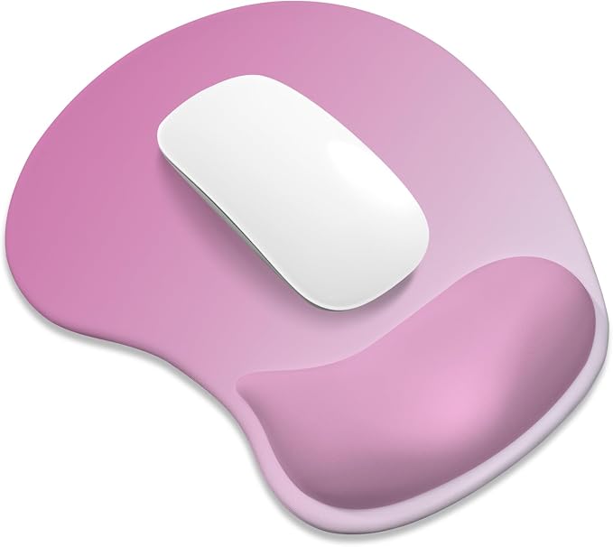 ITNRSIIET Ergonomic Mouse Pad, Cushioned Gel Wrist Rest, Non-Slip Base by +ITNRSIIET