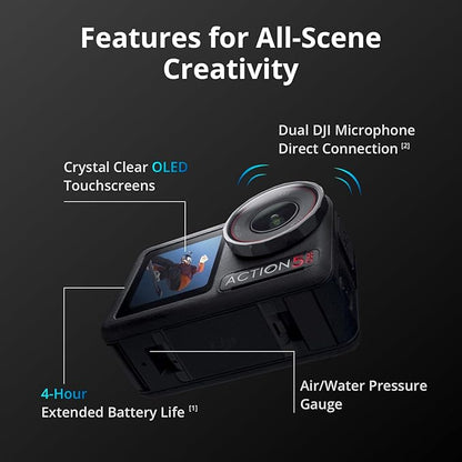 DJI Osmo Action 5 Pro Essential Combo, Waterproof Action Camera - Image 4