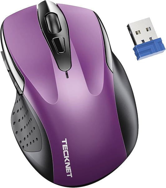 TECKNET Wireless Mouse for Laptop, Silent Mouse Quiet Click, Computer Mouse by Tecknet