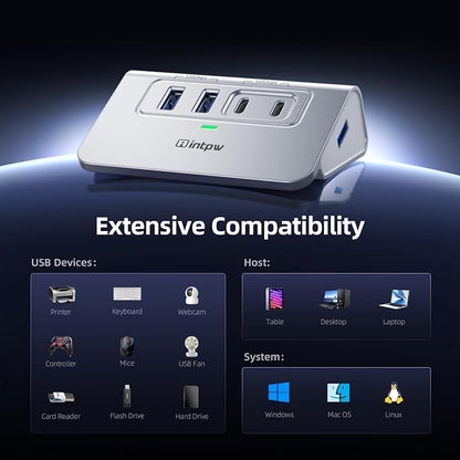 USB C Hub 10Gbps, 4 Port USB Splitter - Image 7