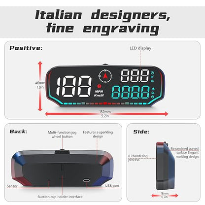 GPS Speedometer for Car, Heads Up Display - Image 8