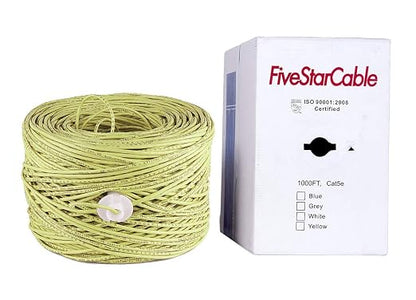 Cat5E 1000 Ft. UTP 24AWG CCA Twisted Pair Networking IP Ethernet Security - Image 4