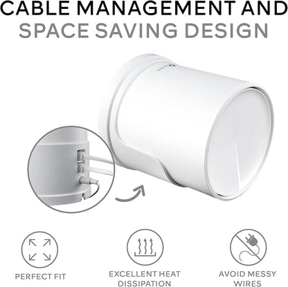 Cable Organizer for Whole WiFi Booster, Home WiFi Mesh System for Tp Link Deco - Image 3