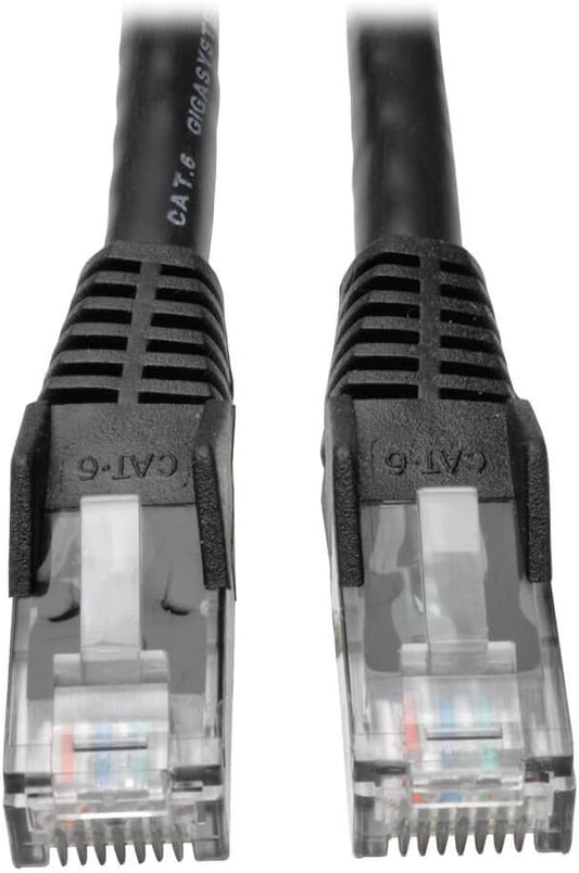 Tripp Lite Cat6 Gigabit Ethernet Snagless Molded Patch Cable 24 AWG 550MHz by TrippLite