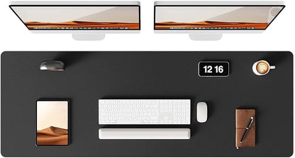 YSAGi Leather Desk Protector, Office Mat, Large Mouse Mat, Non-Slip PU Leather by YSAGi
