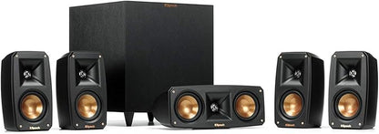 Klipsch Black Reference Theater Pack 5.1 Surround Sound System by Klipsch