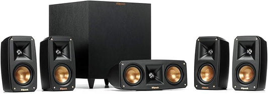 Klipsch Black Reference Theater Pack 5.1 Surround Sound System by Klipsch