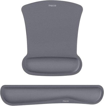 MOSISO Wrist Rest Support for Mouse Pad & Keyboard Set, Ergonomic Mousepad by MOSISO