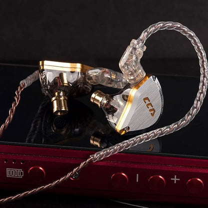 CCA C12 in Ear Monitor Headphones 5BA 1DD Hybrid HiFi IEM Earphones Noise - Image 2