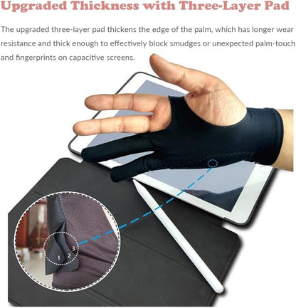 Drawing Glove, 3-Layer Palm Rejection Digital Art Glove - Image 3