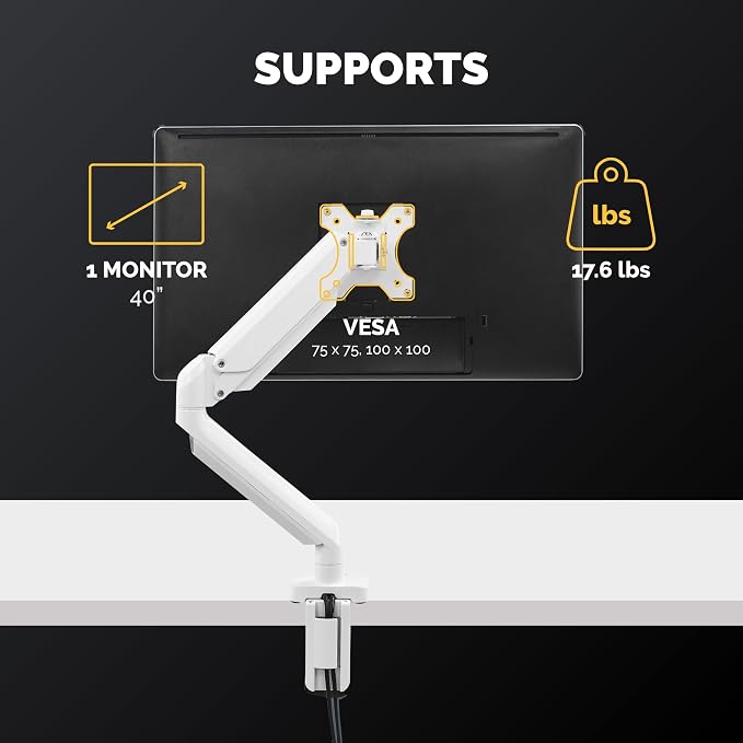 Fellowes Platinum Series Single Monitor Arm - Image 2