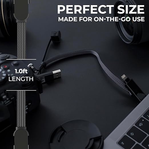 Rolling Square inCharge XL 6-in-1 Multi Charging Cable, Portable USB and USB-C - Image 4
