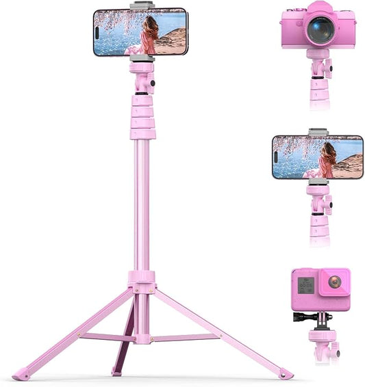 UBeesize 62" Phone Tripod & Selfie Stick, Camera Tripod Stand by UBeesize