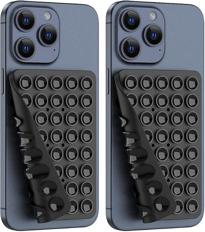 2PACK Silicone Double Sided Suction Phone Case Mount, Detachable Hands Free & by CMZZ