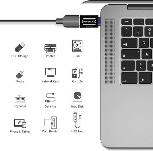 4-Pack USB C to USB Adapter, Thunderbolt 3 Male to USB 3.0 Female OTG Adapter - Image 2