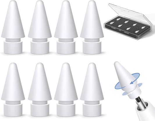 Inesore 8 Pack for Apple Pencil Tips Replacement Accessories, Compatible by Inesore