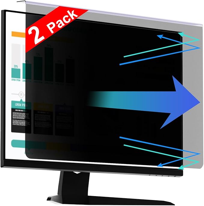 【2 Pack】 24 Inch Privacy Screen Protector by RedANGEL