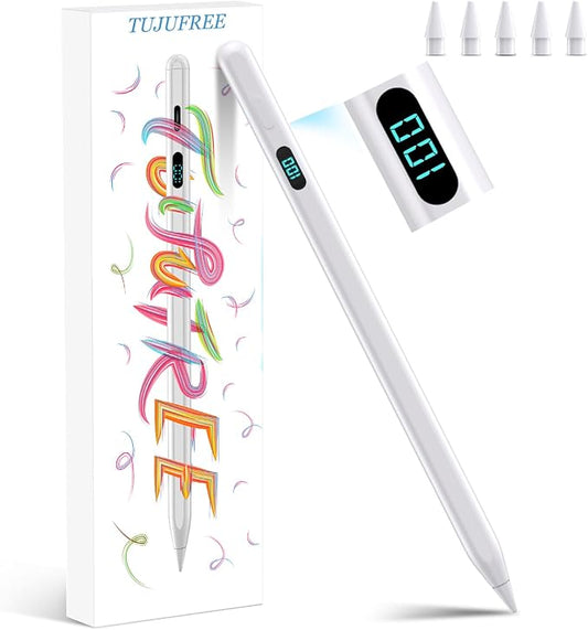 iPad Pencil with Magnetic&5 Extra Tips, USB-C Faster Charge, Stylus Pen by Unknown