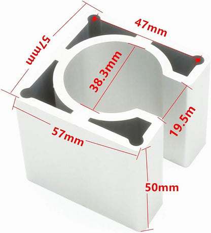 RATTMMOTOR Nema23 Stepper Motor Mount Bracket, Aluminium Alloy Mounting Bracket - Image 4