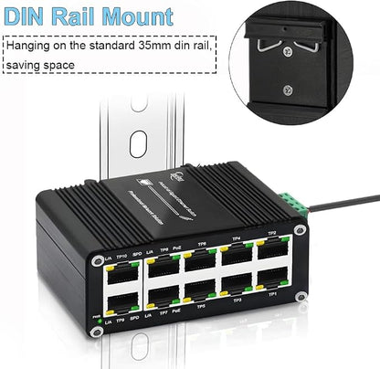 Industrial 8-Port Gigabit PoE Switch - Image 9