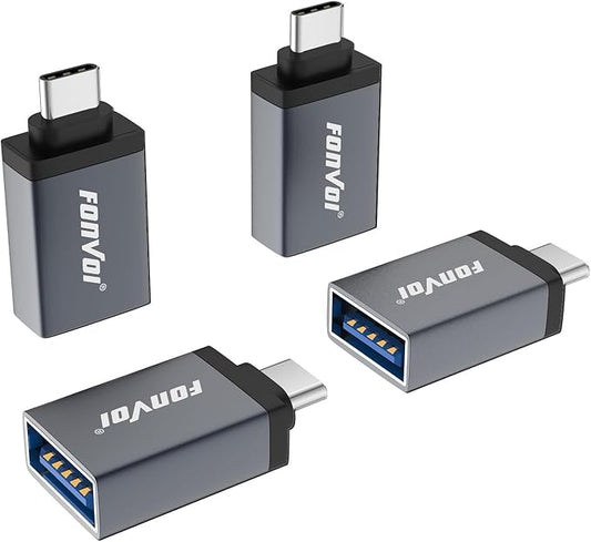 USB C to USB Adapter, USB Type C Male to USB 3.0 Female OTG Adapter Compatible by FONVOi