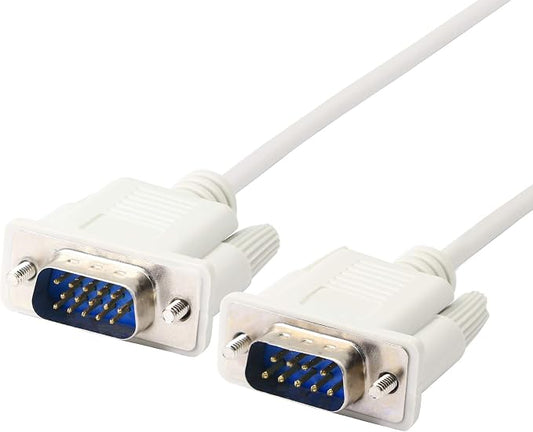 PNGKNYOCN 4.5 Feet DB 9 Pin Male to VGA 15 Pin Male Adapter Cable, RS232 to VGA by PNGKNYOCN