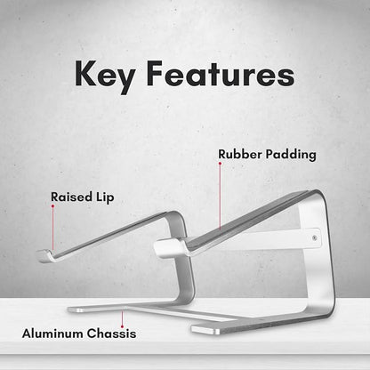 Macally Aluminum Laptop Stand for Desk - Image 6