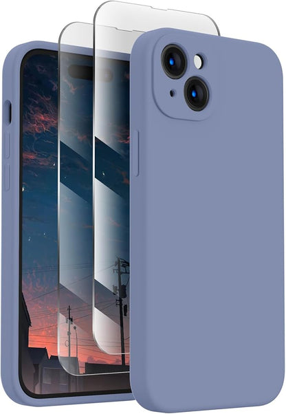 FireNova Designed for iPhone 15 Plus Case, Silicone Case with, Soft by FireNova
