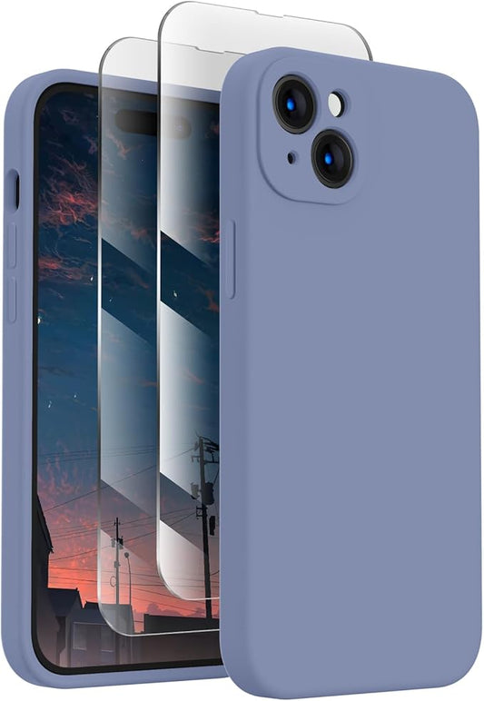 FireNova Designed for iPhone 15 Plus Case, Silicone Case with, Soft by FireNova