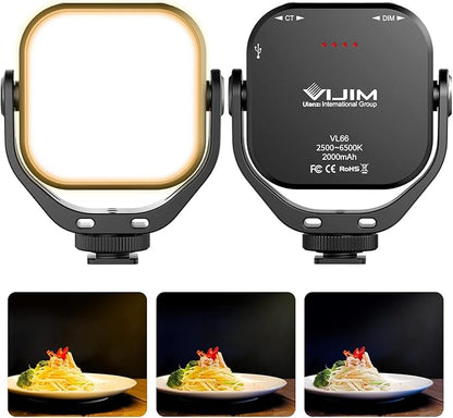 ULANZI VL66 Bi-Color Adjustable Rechargeable 2500-6500K by ulanzi