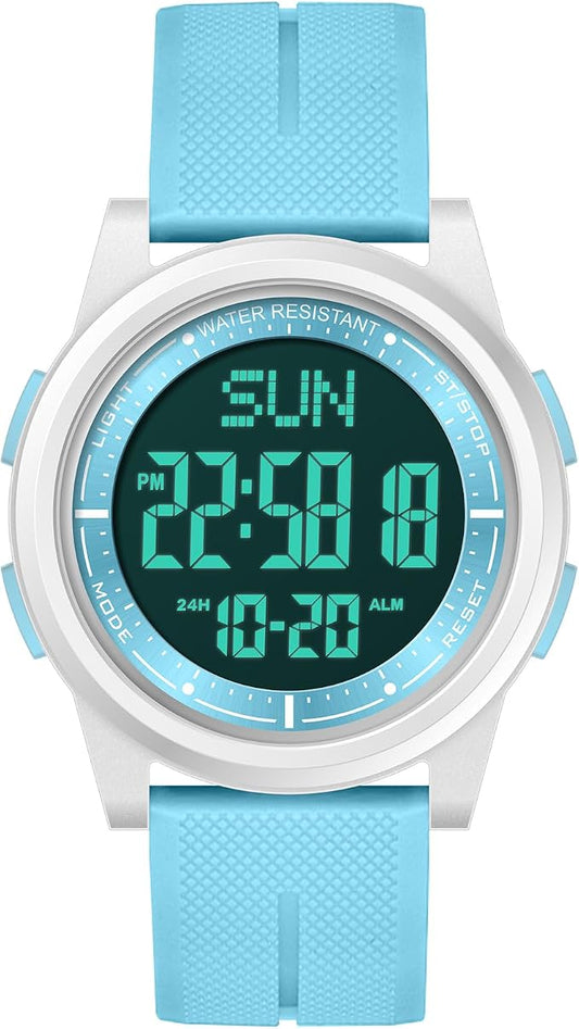 Beeasy Digital Watch for Men Women, 50M Waterproof, Ultra-Thin & Lightweight - Image 2